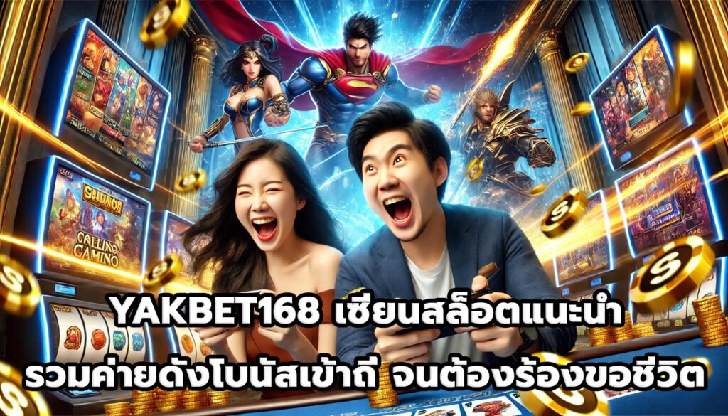 YAKBET168 เซียนสล็อตแนะนำ รวมค่ายดังโบนัสเข้าถี่ จนต้องร้องขอชีวิต