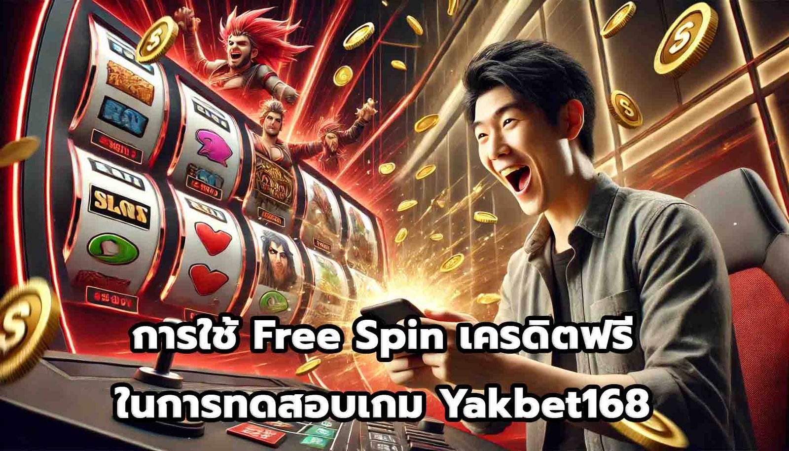 การใช้ Free Spin และเครดิตฟรีในการทดสอบเกม Yakbet168-8